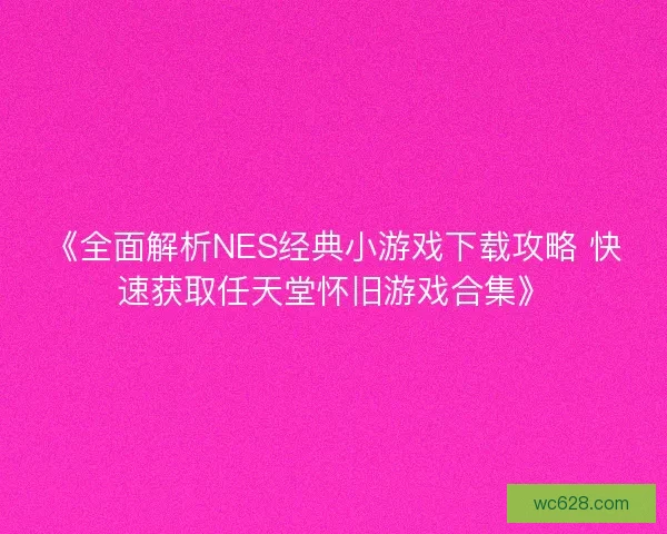 《全面解析NES经典小游戏下载攻略 快速获取任天堂怀旧游戏合集》
